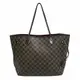 [二手] 正品路易威登 LOUIS VUITTON LV Neverfull MM Damier Ebene 托特包 單肩包 棕色 N41358