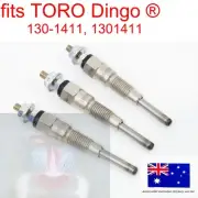 for Toro Dingo Glow Plug 130-1411, 1301411 TX525, TX 525, Set Kit Kubota D902