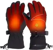 Warm Gloves, Eacam Winter Warm Touchscreen Ski Gloves for Men Women, Electric Heating Gloves Warmers for Outdoor Hiking Cycling