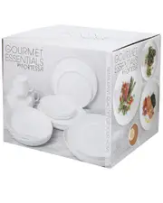 Fortessa Bone China Modern Coupe 16pc Dinnerware Set NoSize NoColor