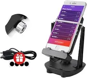 Phone Swing,Phone Swing Step Counter,for Cellphone Pedometer Accessories Mute Version USB Cable, Quick Step Earning Device(2 Phones Under 7.2 Inch)