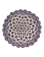 [Ted Baker] Masquerade Pink Round Rug in Multi