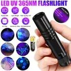 365NM UV Light LED Flashlight Blacklight Ultra Violet Torch AA Inspect Torch