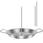 Removable BBQ Rack Replace Spikes Vertical Meat Chicken Skewer Grill Holder ▨