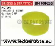 Sponge Air Filter Engine Briggs & Stratton Intek 5.5 6 6.5 HP Quantum 5 HP