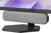 ZETIY Monitor Speaker for PC, USB Portable Computer Speaker, Mini Soundbar, Small PC Speaker for PC, Laptop, Desktop, Phone, Notebook - Plug and Play (Grey)