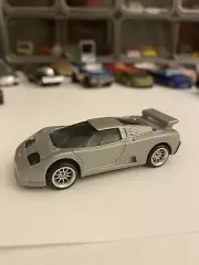 2022 Hot Wheels Silver/Gray ‘94 Bugatti EB110 SS Real Riders Wheels Swap