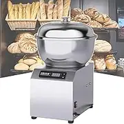 Stand Mixer Commercial Food Mixer,Electric Dough Kneading Machine with LED Display & 30min Timing,Stainless Steel Flour Mixing Machine,Forward/Reverse Turn Design,Dough Kneading Machine,5kg