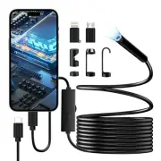 Endoscope Camera with Light, 1920P HD Borescope with 8+1 Adjustable LED Light...