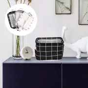 3 Pcs Storage Basket Desktop Box Foldable Bins Laundry Baskets