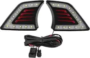 1Pair Car Daytime Running Light DRL LED Daylight Fog Lamp for Hilux Vigo 12‑14