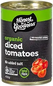 Honest to Goodness Organic Diced Tomatoes 400 g