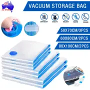7X Vacuum Storage Bags Clothes Sealer Bags Space Saver Storage Seal Compressing