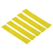 5Pcs TPE Resistance Bands Elastic Workout Bands Exercise Loop Medium, Yellow