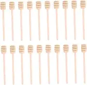 OFFSCH 20PCS Wooden Honey Stirring Sticks Dipper Sticks for Honey Mixing Lightweight and Safe for Breakfast and Afternoon Tea