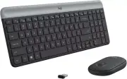 Logitech MK470 Slim Wireless Keyboard and Mouse Combo Color-Graphite