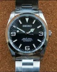 在飛比找Yahoo!奇摩拍賣優惠-全新 SEIKO MOD 黑面 Rolex Explorer