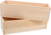 ARTIBETTER 2pcs Wood Soap Molds for DIY Soap Making Lidless Wooden Box for Efficient Production for Beginners Non Deformable Material for Home Crafting