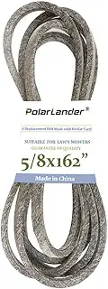 5/8" x 162" Kevlar Lawn Mower Deck Belt - Compatible for Ferris 5103748/5103927, Exmark 103-9273 - Fits IS700Z/IS2100Z/F125XT Series & Most 54"-60" Decks
