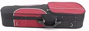 Violin Case Music Professional Triangular Lightweight Suspension Carry Violin Hard Case Red Easy to Carry(1/4)