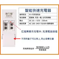 在飛比找蝦皮購物優惠-現貨 - 雙槽 9V 智能快速充電器 鋰電池 鎳氫電池 快速