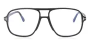 Tom Ford FT5737-B Blue-Light Block 002 Men's Glasses Black Size 56 - Private Health Rebate - Blue Light Block Available