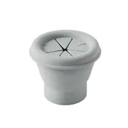 Nordic Kids Henny 11cm Silicone Collapsible Snack Cup Food Container Steele