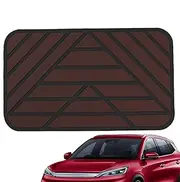 Car Floor Mat Heel Pad - Car Heel Pad - PVC Footrest Plate Rest Foot Pedal Car Heel Pad, Sewing Tool Included for Easy Installation