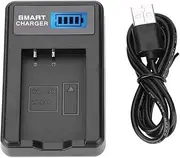 Portable LCD Display Camera Battery LP-E17 Charger Single Slot USB Charging for M3 M5 M6 760D