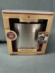 New AMERICAN VINTAGE OVERSIZED FLASK 40 oz. Stainless Steel