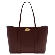 [Mulberry] Bayswater Tote Burgundy Small Classic Grain