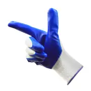 1Bag Nylon Nitrile Coated Working Glove Security Protection Wearproof Labour Factory Repair Gloves