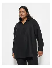 [Commonry] Relaxed Shirt in Black