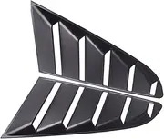 Car Side Window 1/4 Quarter Louver Scoop Cover 2015-2018 Compatible for Ford Mustang