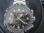 CITIZEN ECO-DRIVE MEN'S WATCH CHRONO NAVIHAWK JY8078-52L NEW