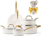 Ceramic Pots and Pans Set Nonstick 16 PCS Kitchen Cookware Sets Cookware Se