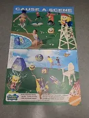 Spongebob Squarepants Merchandise Nickelodeon 2003 Print Ad 16x11