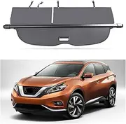 Trunk Cargo Cover Compatible With Nissan Murano 2015-2022 Rear Luggage Curtain Retractable Partition Privacy Car Accessories(BEIGE)