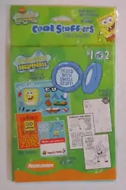 Nickelodeon Spongebob Squarepants Cool Stuffers #1 Pack NEW Puzzle Game Stickers