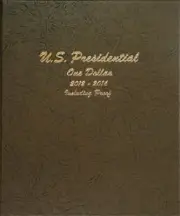 Dansco 8185 Quality Album Presidential Dollars w/ Proofs 2012-2016 Coins Storage