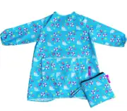 Tidy Tot: Long Sleeved Coverall Bib - Seaside