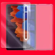 For Samsung Galaxy Tab S7+ 12.4" SM-T970 Heavy-Duty Screen Protector TPU Case US