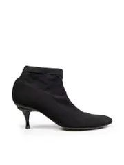 Black Sock Heeled Boots