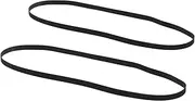 TEHAUX 2pcs Rubber Turntable Belt: Replacement Record Player Belts for Cassette Tape Machine Maintenance Recorder Turntable Repair Kit