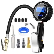 Digital Tire Inflator with Pressure Gauge, 200 PSI Heavy Duty Air Pressure Gauge