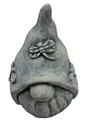 Latex gnome mold plaster cement elf dragonflies rubber mould 4.25"H x 3"W