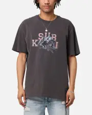 [KSUBI] Ksubi Apex Biggie T-shirt Faded Black - Size M M Black