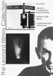 Vulcan Salute and Live Long & Prosper – Prints Signed by Leonard Nimoy