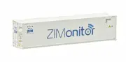 Atlas N Scale 40' Reefer Container 3-Pk ZIM/ZMOU #8817369/8817395/8817414