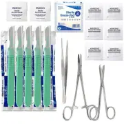 15 Pc Mini First Aid Instrument Kit - Trauma Survival Supplies, Minor Injurie...